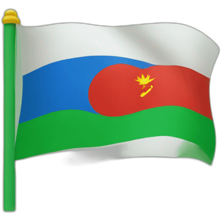 Dagestan flag emoji