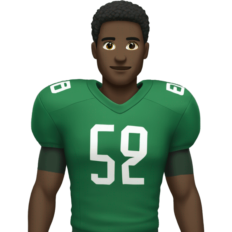 dark green football jersy emoji