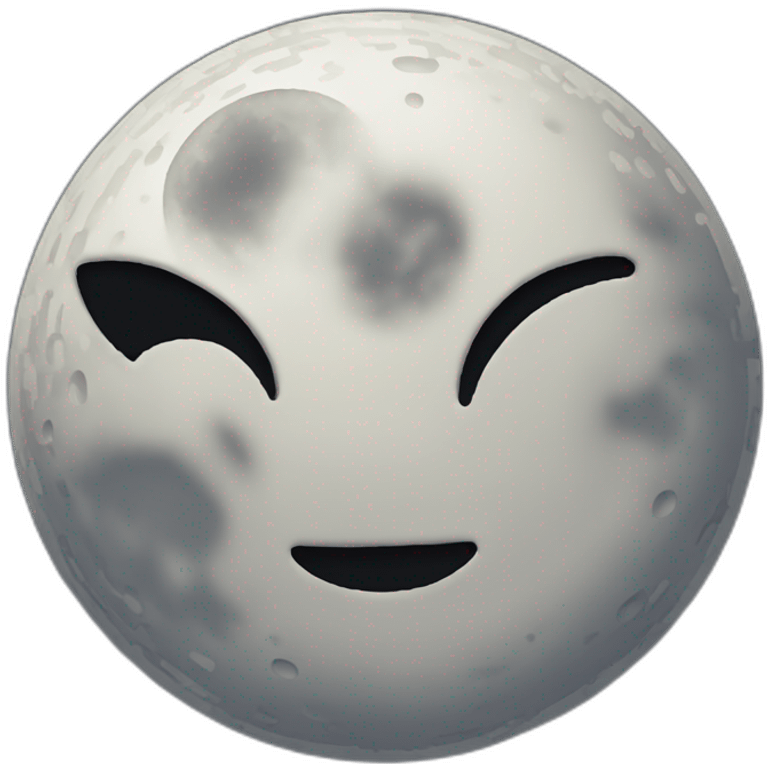 pixel style moon emoji emoji