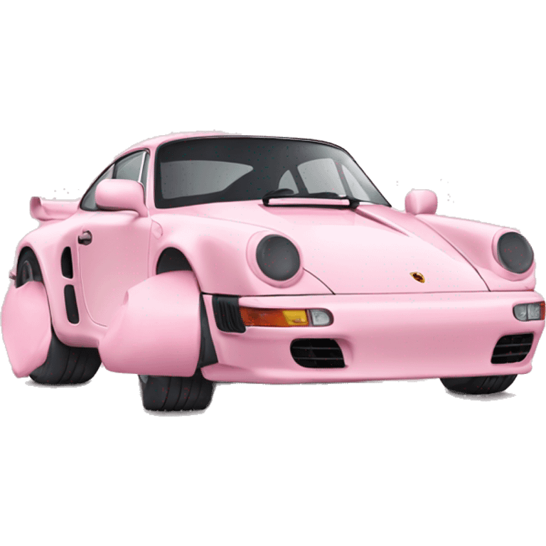 Soft pink Porsche  emoji