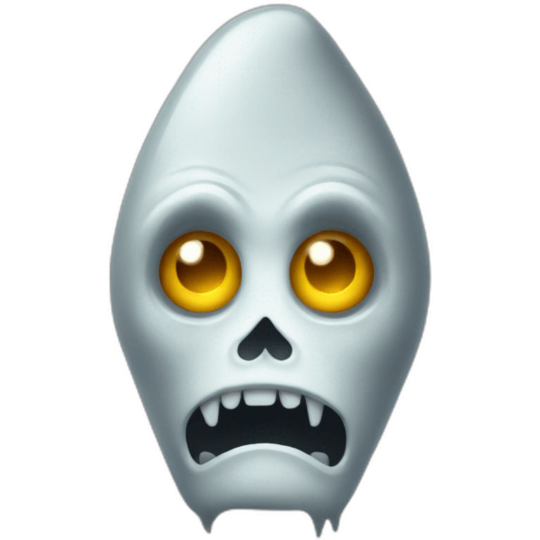 Pointy head ghost emoji