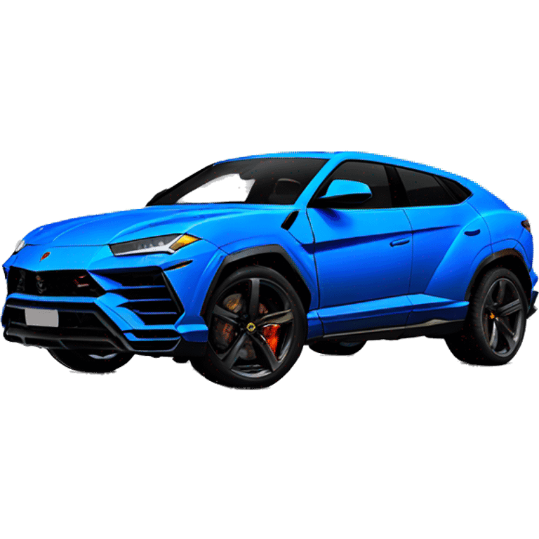 blue Lamborghini urus emoji