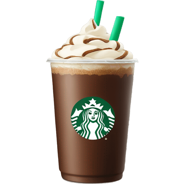 Chocolate Starbucks drink emoji