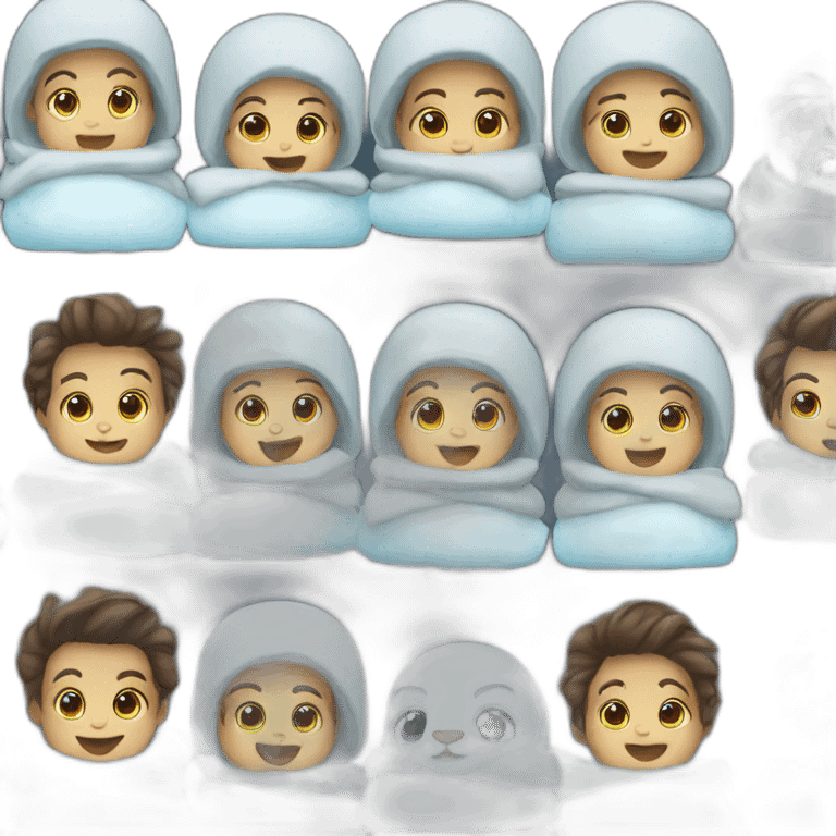 igloo  babies emoji