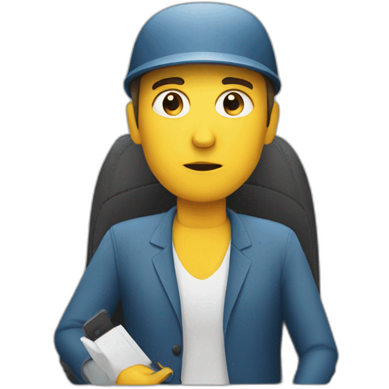 distracted driver emoji