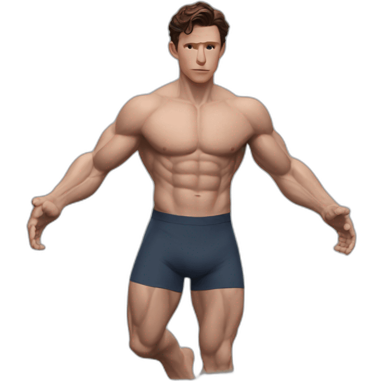 Tom Holland muscle suit emoji