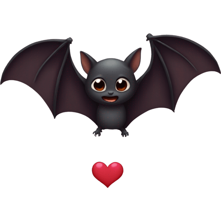 Bat love emoji