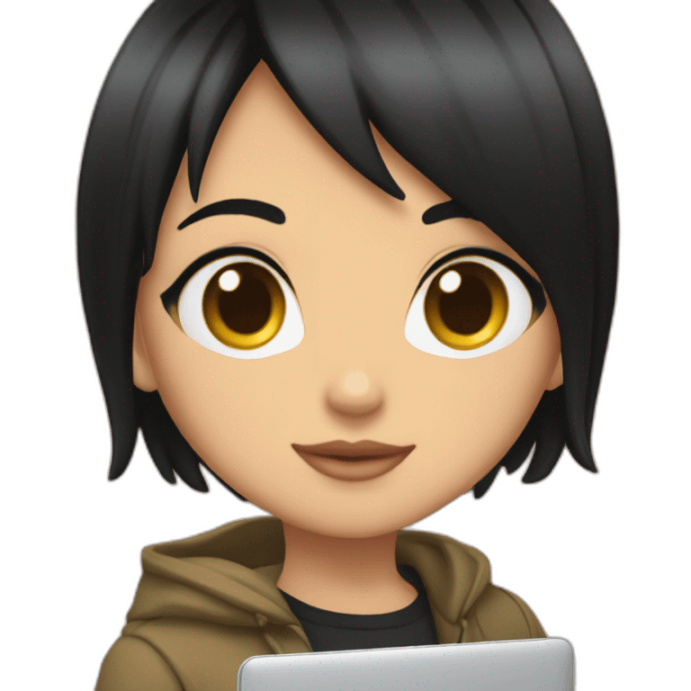 nico-robin-with-a-macbook-full-of-stickers emoji