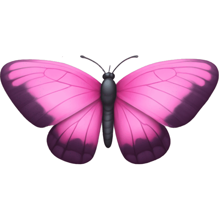 Micro pink butterfly  emoji