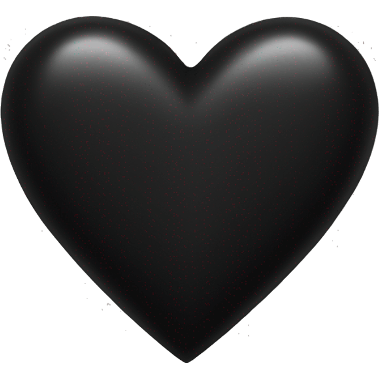 Black heart emoji