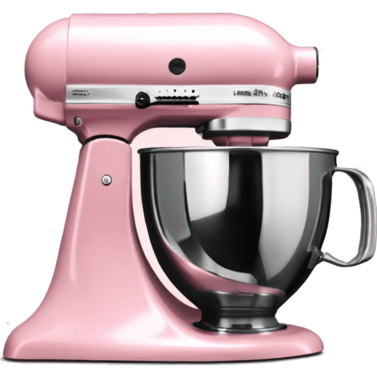 Realistic light pink kitchenaid mixer  emoji