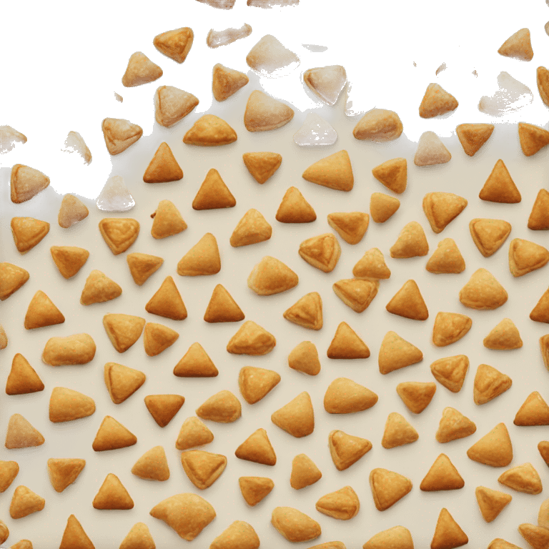 Triangle-shaped pastry emoji