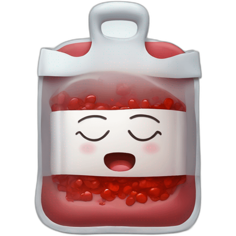 blood in a soft medical bag emoji