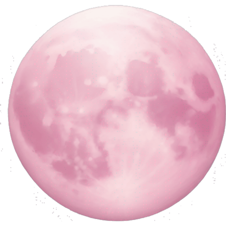 pastel pink moon emoji