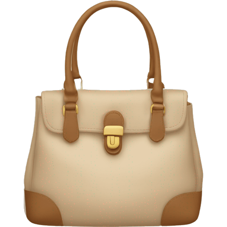 aesthetic beige bag emoji