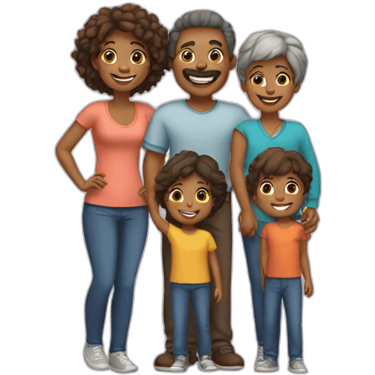 Happy family  emoji