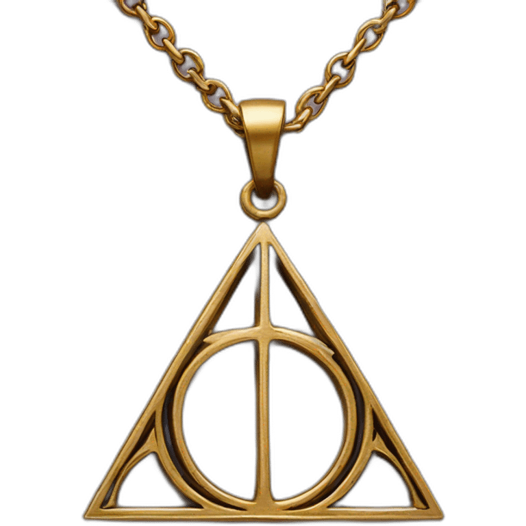 deathly hallows necklace emoji