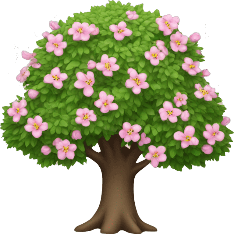 tree with pretty flowers  emoji