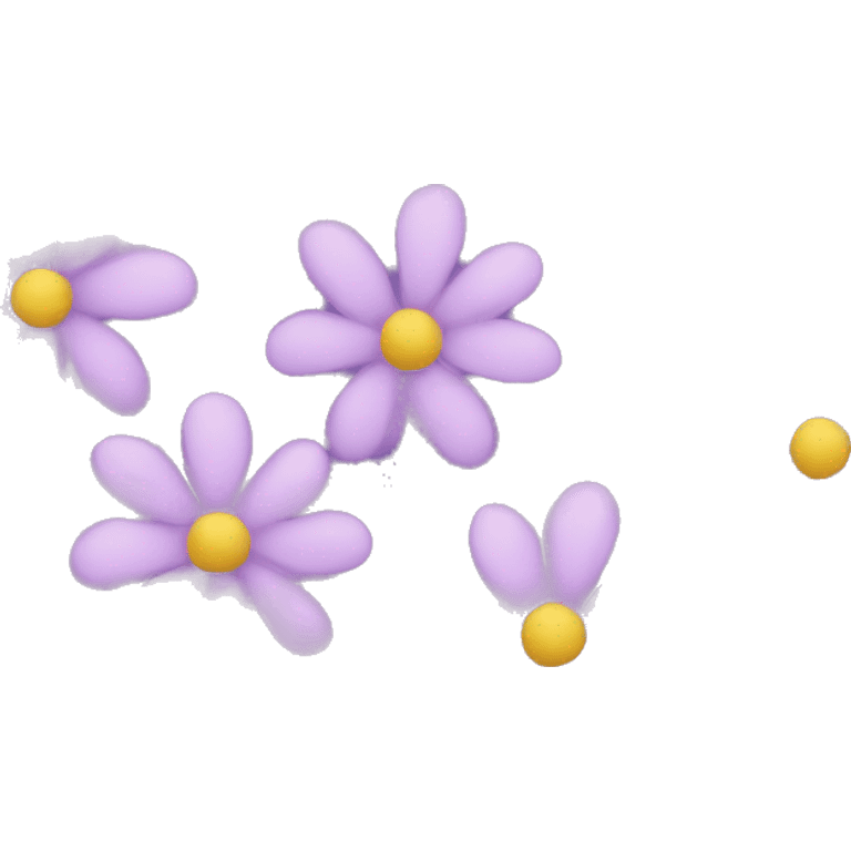 Light purple flowers  emoji