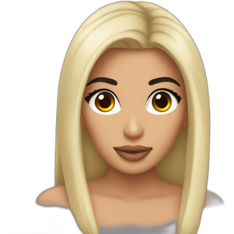 kim kardashian choquée emoji