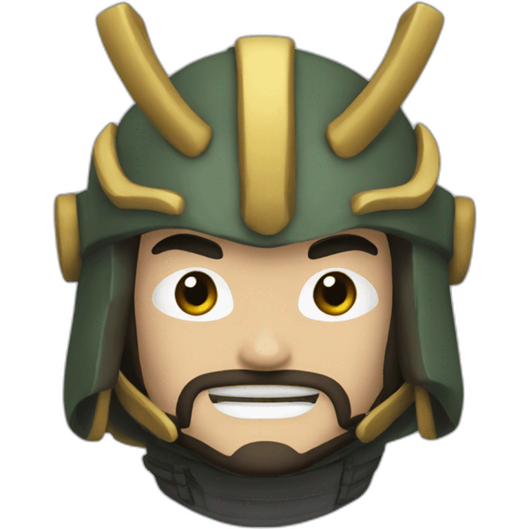 hideyoshi in warrior suit emoji