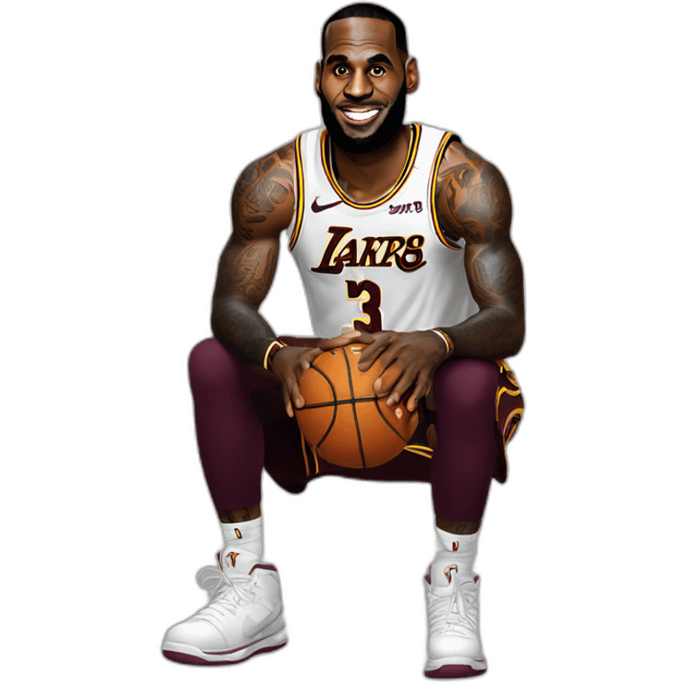 lebron james full body emoji