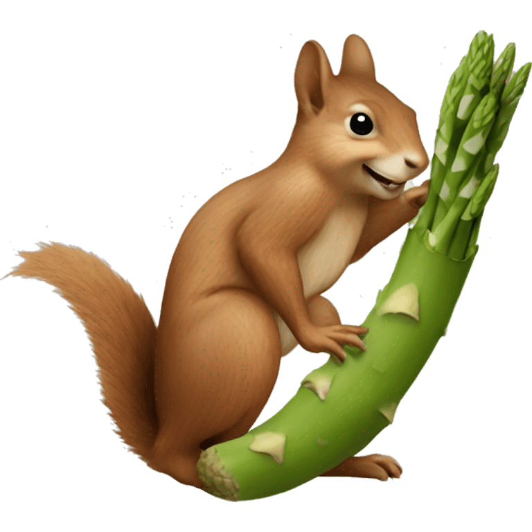 asparagus squirrel emoji