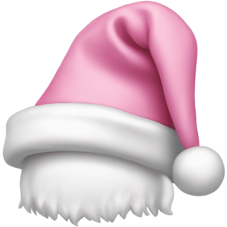 light pink santa hat emoji