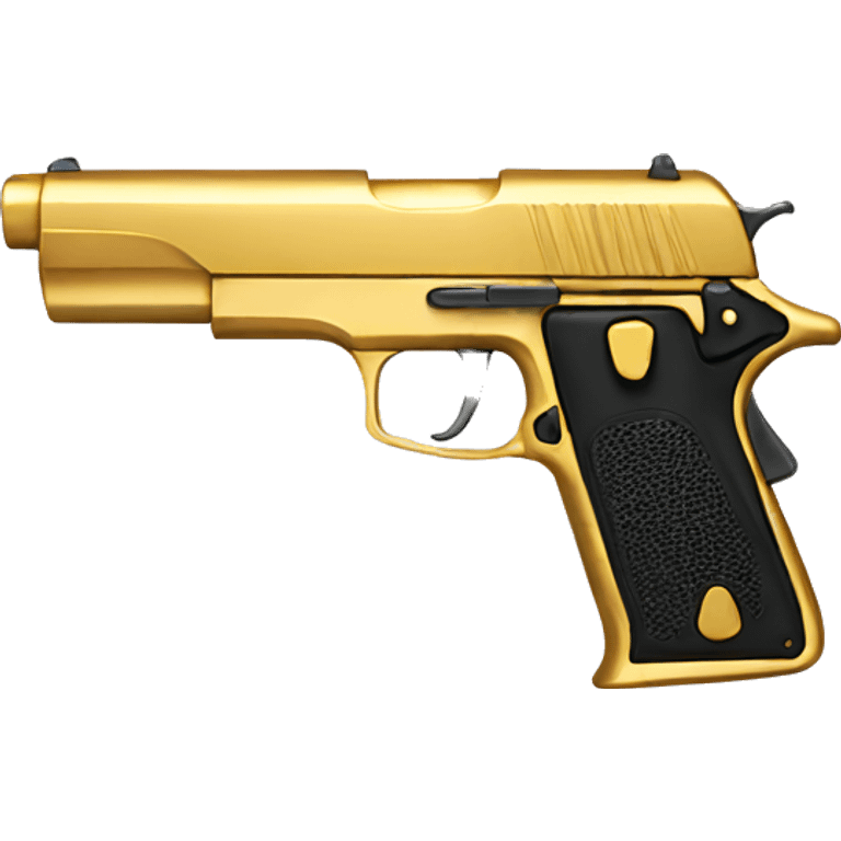 gold gun toy  emoji