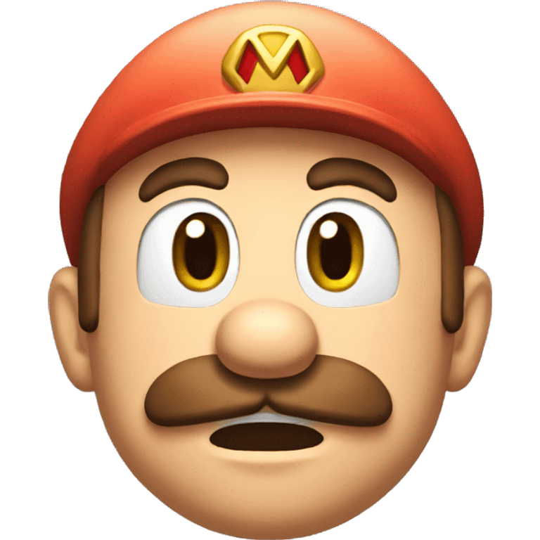 crying supermario face emoji