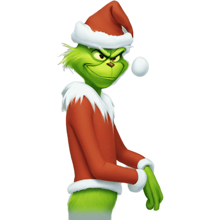 The grinch  emoji