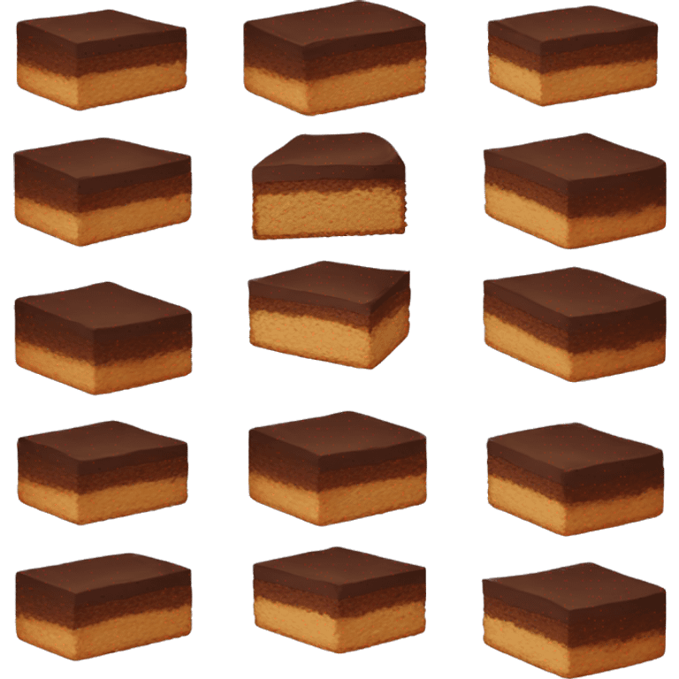 Brown cake emoji