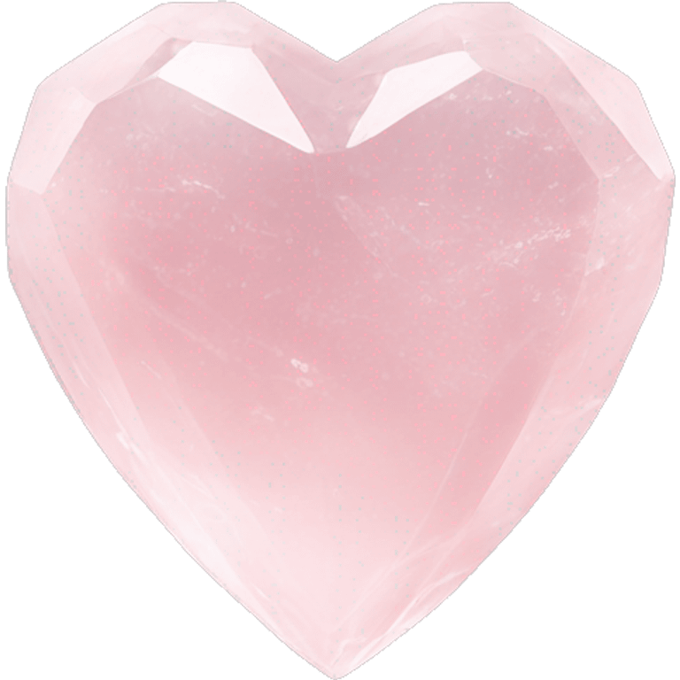 heart rose quartz crystal emoji