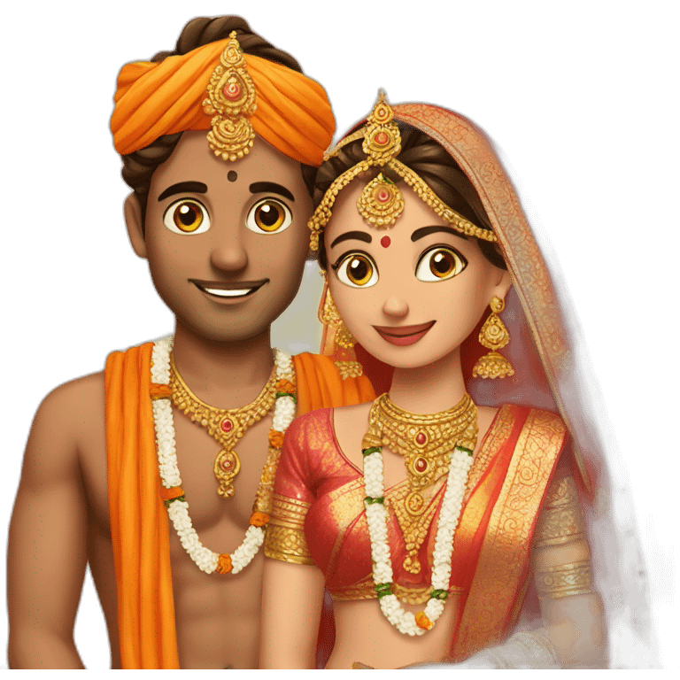 hindu marriage emoji