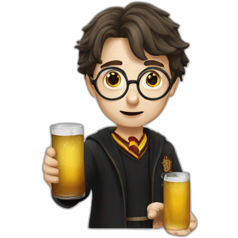 Harry Potter drunk emoji