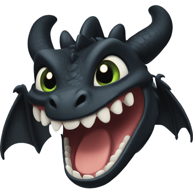 Toothless dragon  emoji