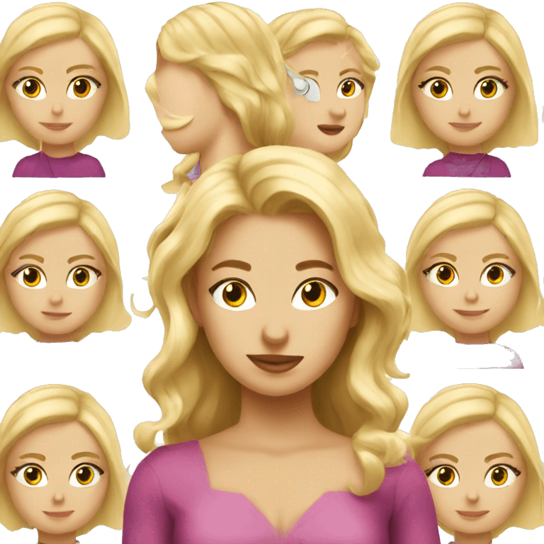 Blonde girl who loves rich men  emoji