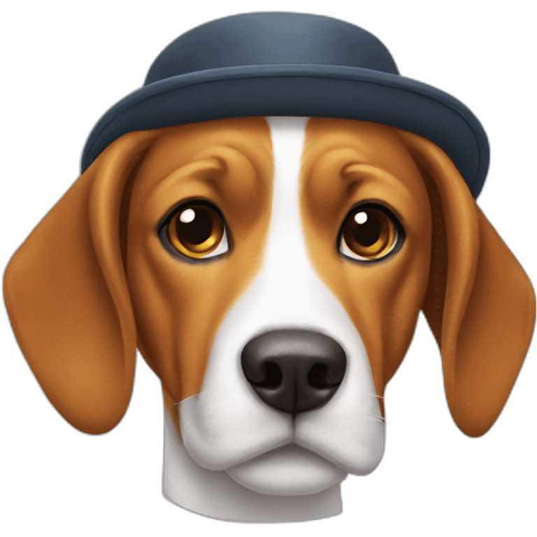 hat beagle emoji