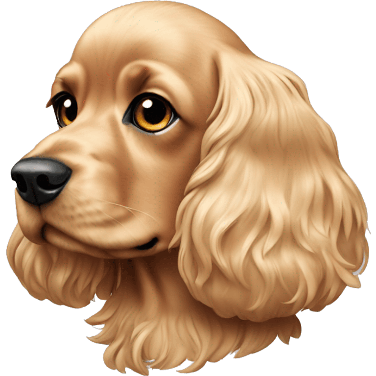 Blonde Cocker spaniel  emoji