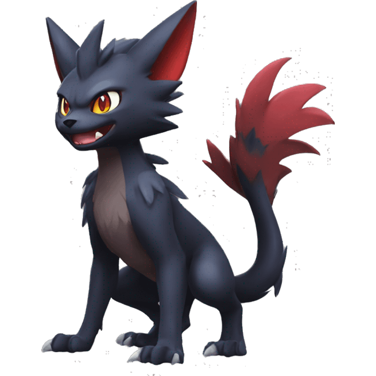 Nargacuga-Litten-Zoroark full body emoji