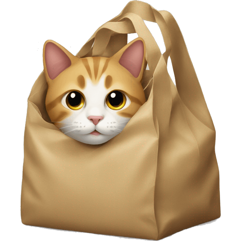 cat in bag emoji