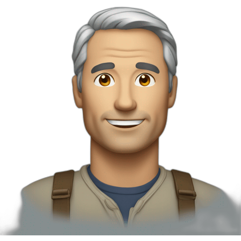 Mature and stable middle-aged handsome man emoji