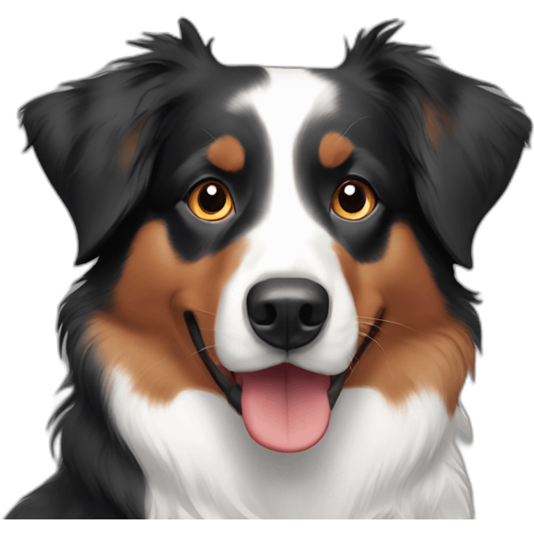 Australian shepherd red tricolor emoji