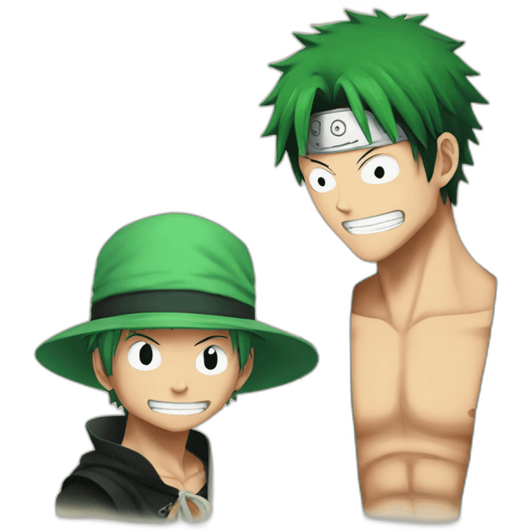 Zoro x Luffy emoji