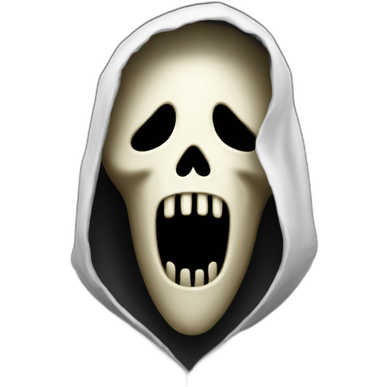 ghostface Scream emoji