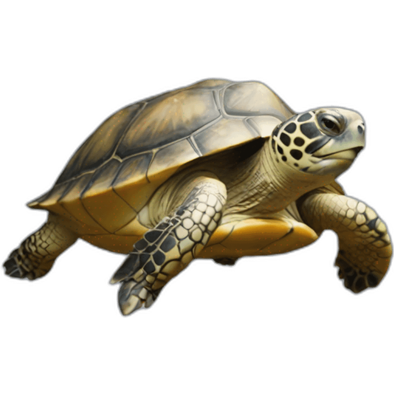 une tortue emoji