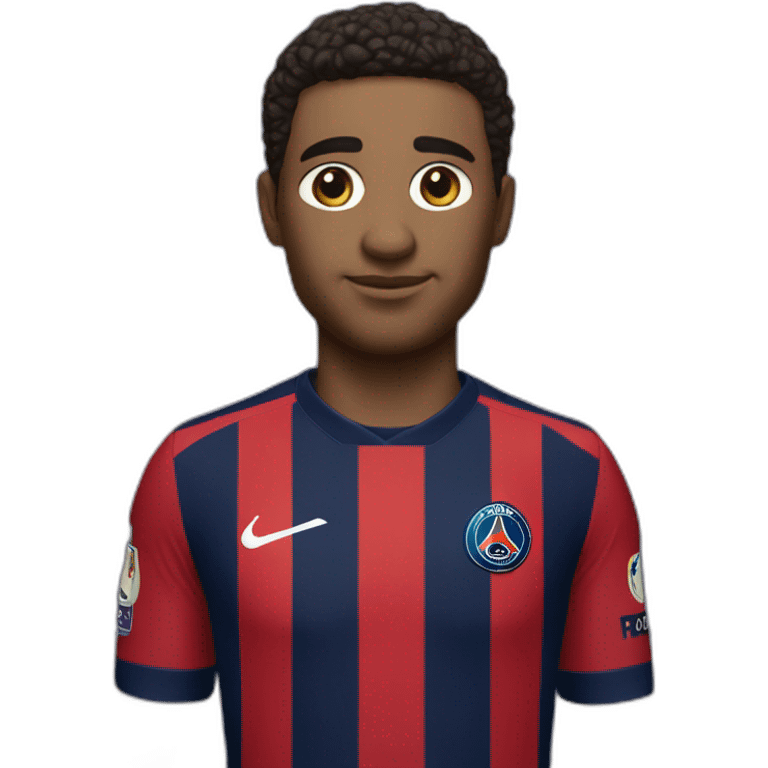 maillot psg de face emoji