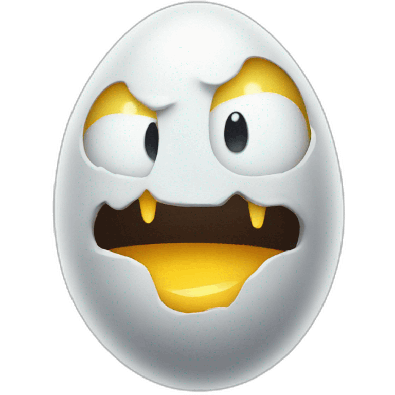 Possessed egg emoji