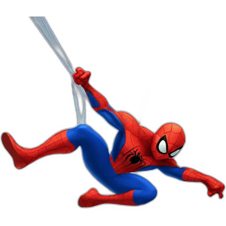 spiderman swinging  emoji