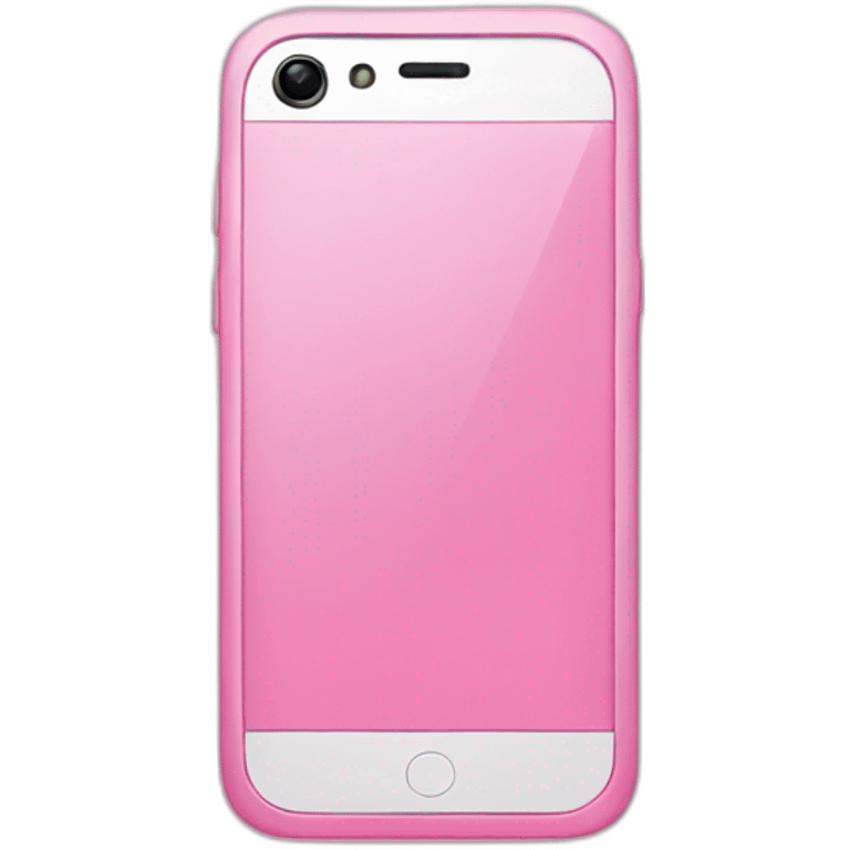 pink smartphone emoji